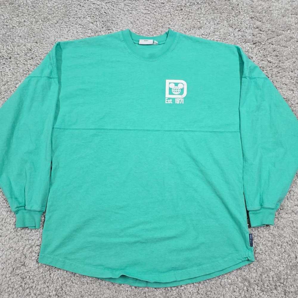 Disney Parks Women's Spirit Jersey Green Size Medium Walt Disney World